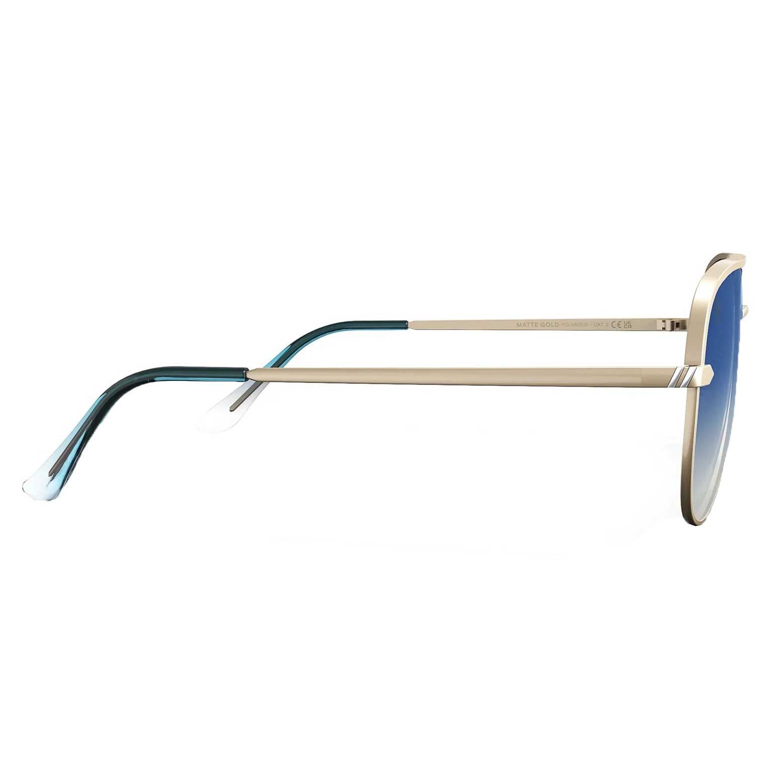 Blenders Shadow Sunglasses Polarized in Matte Gold